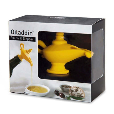 Creative silicone Aladdin lamp wine pouring device kitchen oil pouring nozzle leak proof sealing plug spiral type wine eprolo