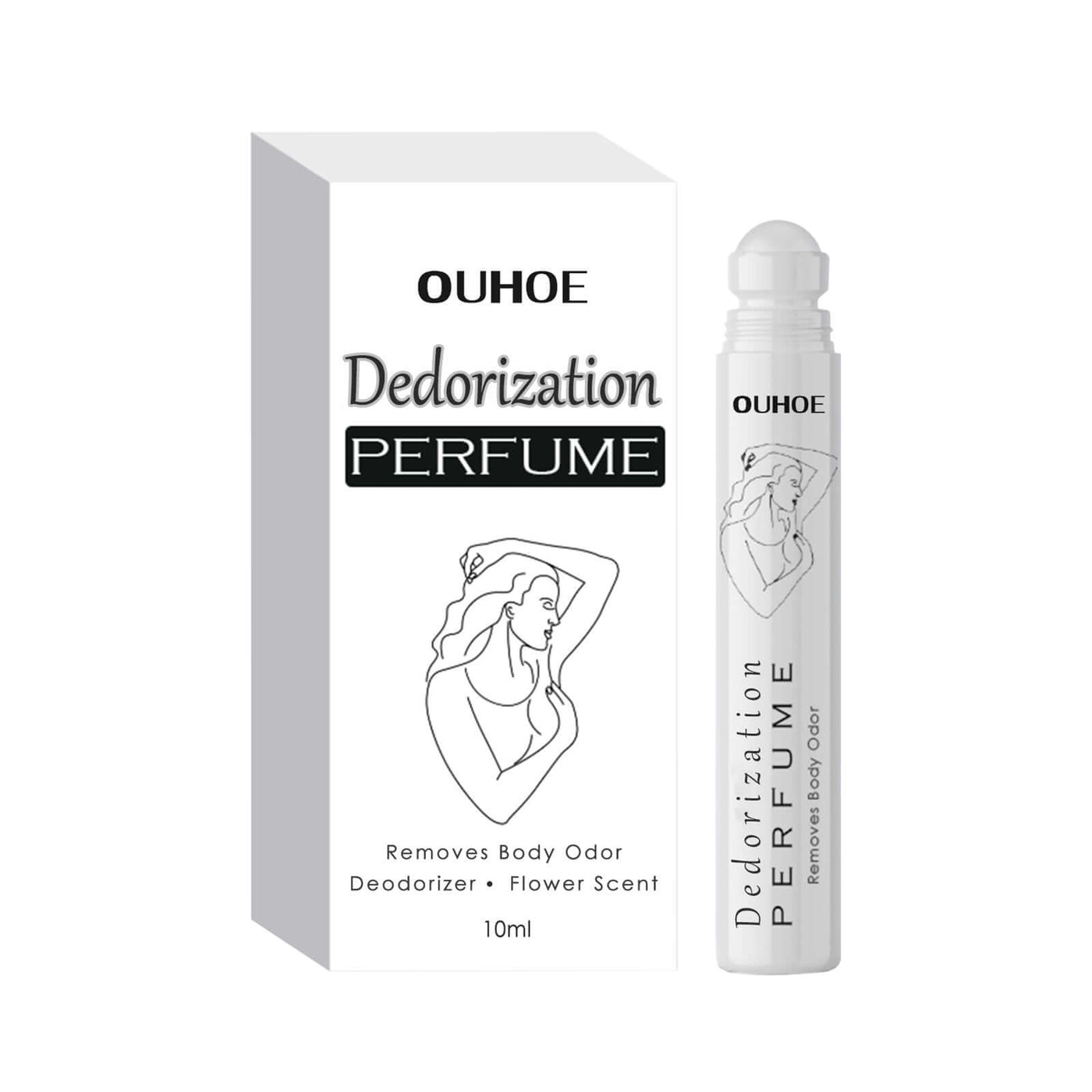 Deodorant Roll-On Perfume, Relives Underarm Body Odor Refreshing Anti-Perspirant Natural Fragrance Portable Perfume eprolo