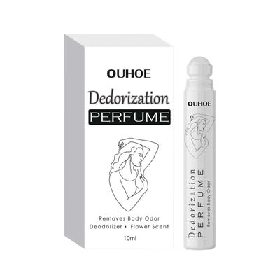Deodorant Roll-On Perfume, Relives Underarm Body Odor Refreshing Anti-Perspirant Natural Fragrance Portable Perfume eprolo