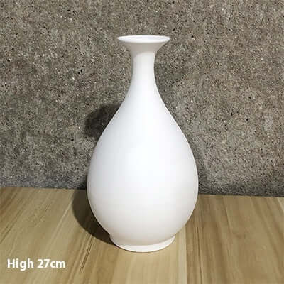 High White Billet Vase Painted DIY eprolo