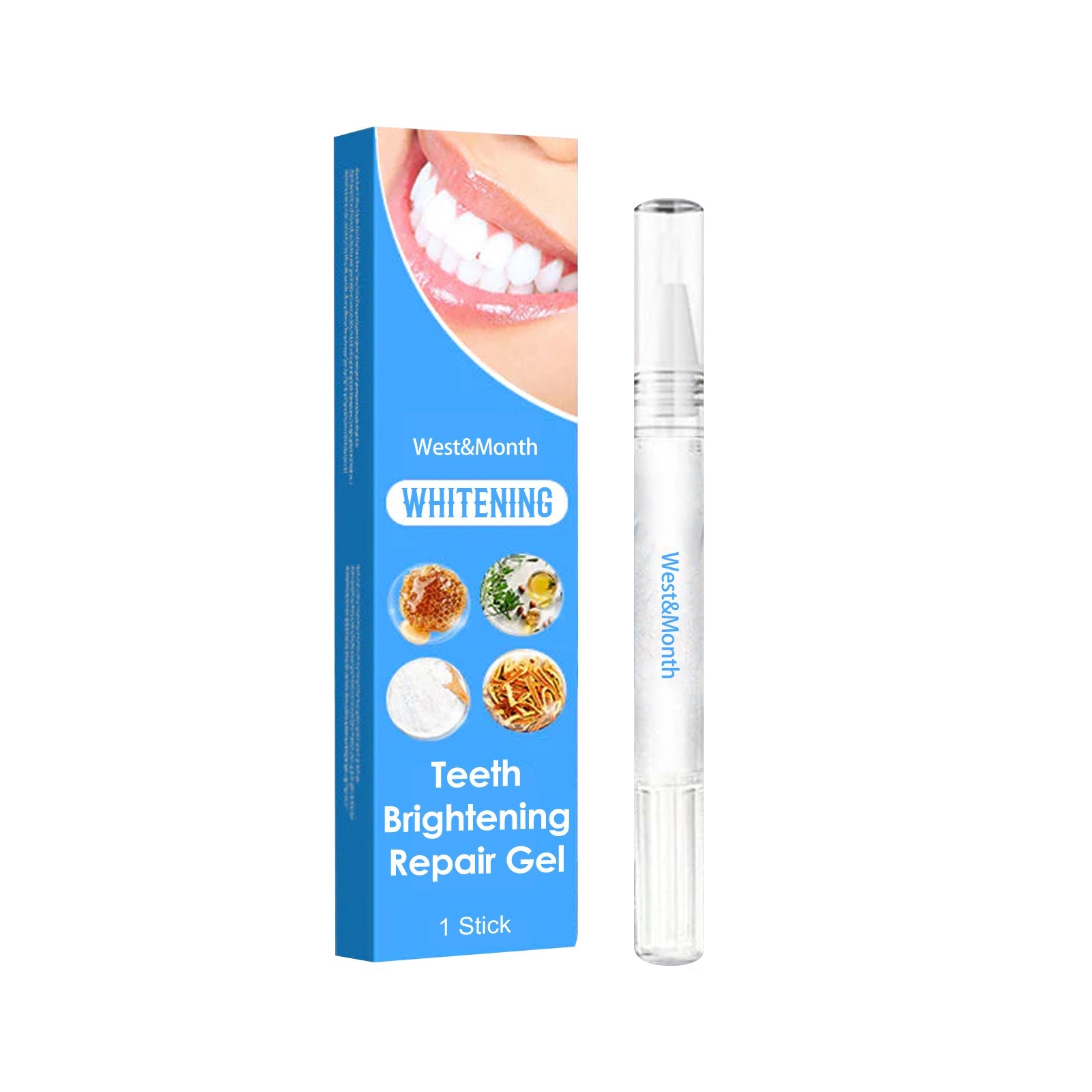 Teeth Brightening Repair Gel, Oral Care Beauty Cleaning Teeth White Brightening Pen eprolo