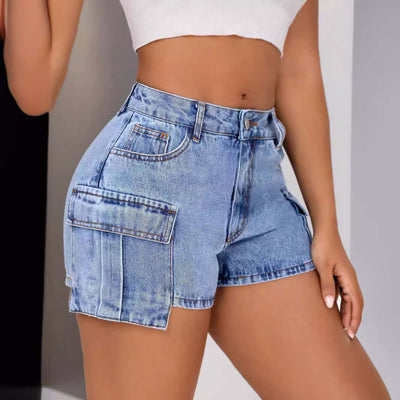 Women's Comfortable Fashion Slim Fit Denim Shorts eprolo