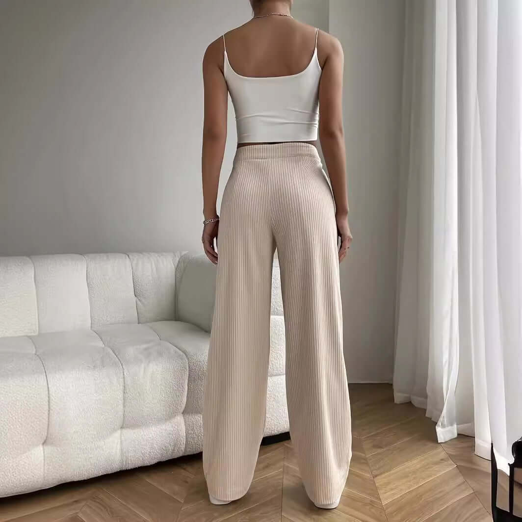 High Waist Loose Straight Wide Leg Pants eprolo