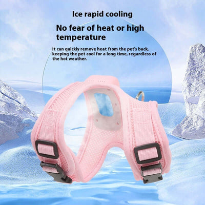 Pets Dog Vest Chest Strap Harness Air Conditioner Cooling And Breathable With Air Conditioner Pet Products eprolo