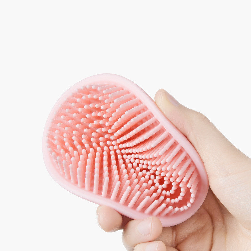 Baby Shower Brush To Remove Dandruff Silicone Scrubbing Cotton Shampoo Artifact eprolo