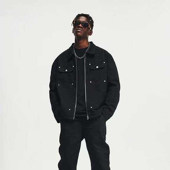 Autumn Retro American Washed Denim Jacket For Men eprolo
