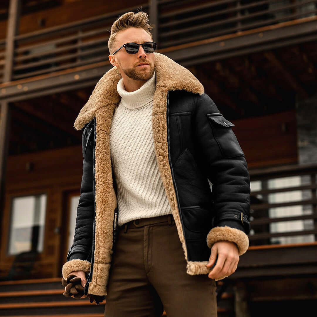 Winter Jacket Mens Military Fleece Warm Jackets Male Fur Collar Coats Army Tactical Jacket Astrazona