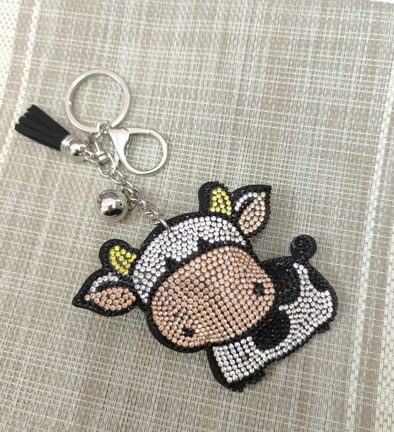 Flannel Diamond Keychain Zodiac Accessories eprolo