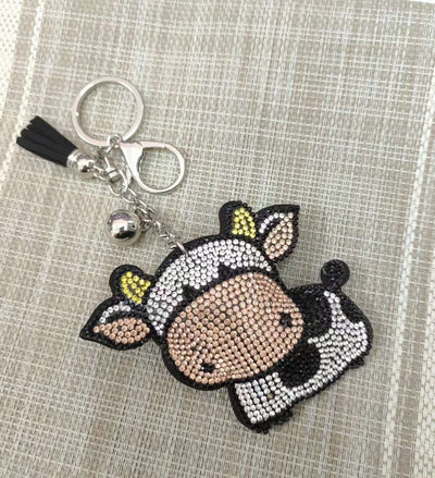 Flannel Diamond Keychain Zodiac Accessories eprolo