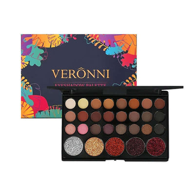 VERONNI 29-color eyeshadow matte pearlescent earth-tone eyeshadow smoky makeup multi-color eyeshadow palette eprolo