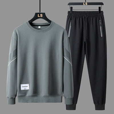 Round Neck Sweater Pants Men's Casual Sweatshirt Outfit eprolo