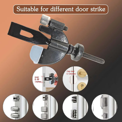 Portable Door Lock Privacy Extra Security Lock Anti Theft Travel Inside Door Locker for Traveling Home Bedroom Apartmen eprolo