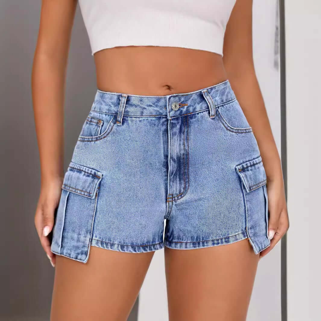 Women's Comfortable Fashion Slim Fit Denim Shorts eprolo