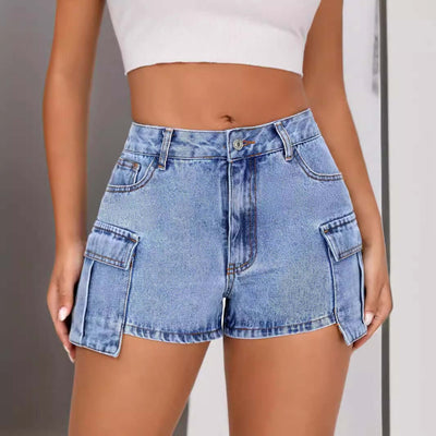 Women's Comfortable Fashion Slim Fit Denim Shorts eprolo