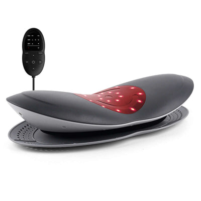 Waist Massager Lumbar Traction Inflatable Hot Compress Back Cervical Stretcher Massage Air Pressure Reduce Relief Pain eprolo