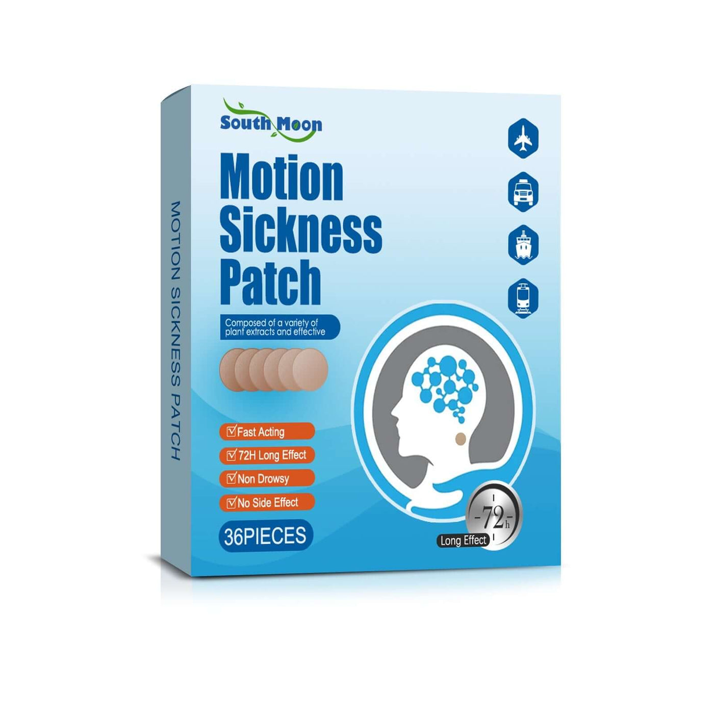 carsickness stickers Carsickness, airsickness, seasickness, earbuds, temples, travel carsickness stickers eprolo
