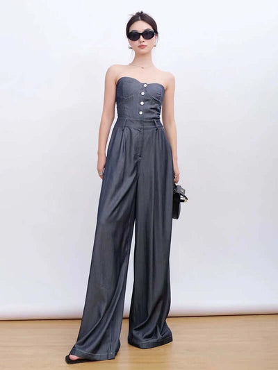 Women's Light Luxury Small Crowd Bra Jumpsuit eprolo
