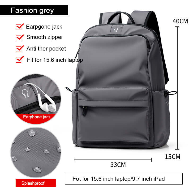 Fashion Simple Travel Bag Trendy Cool Male College Student Computer School Bag eprolo