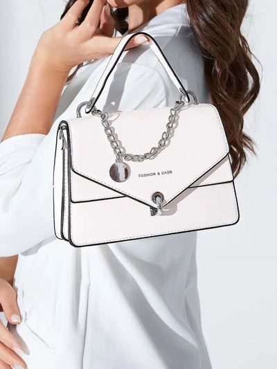 Chain PU Leather Detachable Shoulder Strap Handbag eprolo