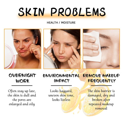 Vitamin C Facial Essence, Anti Aging Brightening Moisturizing Firming Facial Essence eprolo