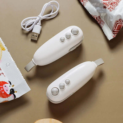 Mini Heat Bag Sealing Machine Package Sealer Bags Plastic Food Sealer Clip Bag Handheld Sealer Food Packaging Heat Sealer eprolo