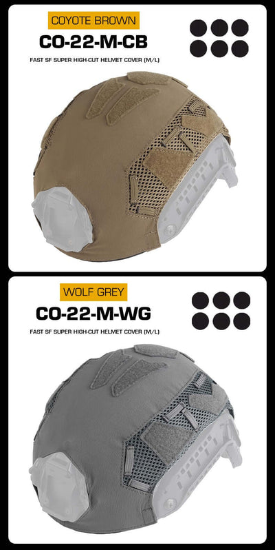 FAST SF Ultra-high Cut Camouflage Helmet Cover (Medium Size, M) eprolo