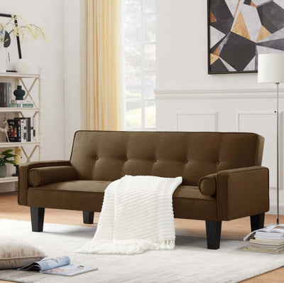 Fabric Sofa, Medieval Love Seat Sofa Furniture, With Pillows, Living Room Button Tufted Sofa, Pull Point Design eprolo