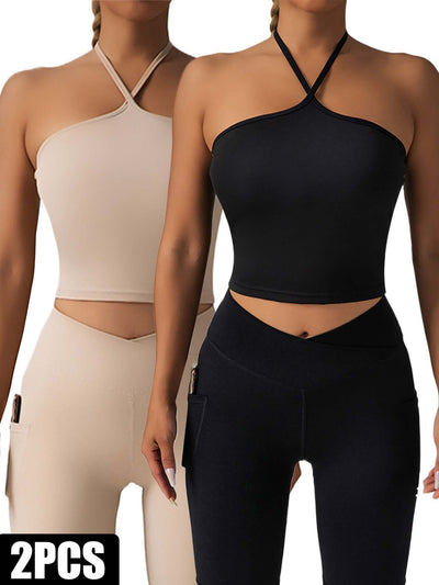 2 Pieces Sports Bra Athletic Running Sports Bra eprolo