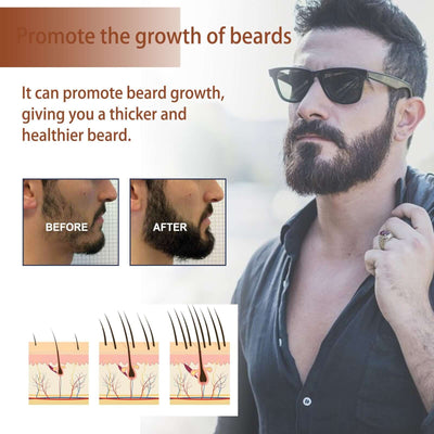 Beard Oil, Men's Beard Care Gloss Smooth Root Care Moisturizing Essence Oil eprolo