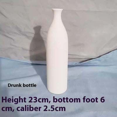 High White Billet Vase Painted DIY eprolo