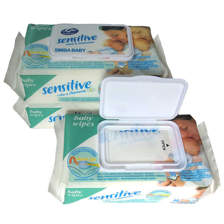 90 Pieces Of Wet Wipes With Cover Newborn Baby Wet Wipes Factory eprolo