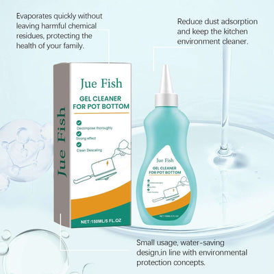 Kitchen Cleaner, Cooktop Range Hood Cooker Clean Oil Stains Black Dirt On The Bottom Of The Pan Cleanser eprolo