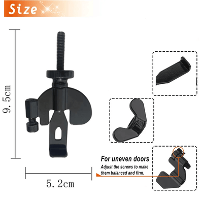 Portable Door Lock Privacy Extra Security Lock Anti Theft Travel Inside Door Locker for Traveling Home Bedroom Apartmen eprolo