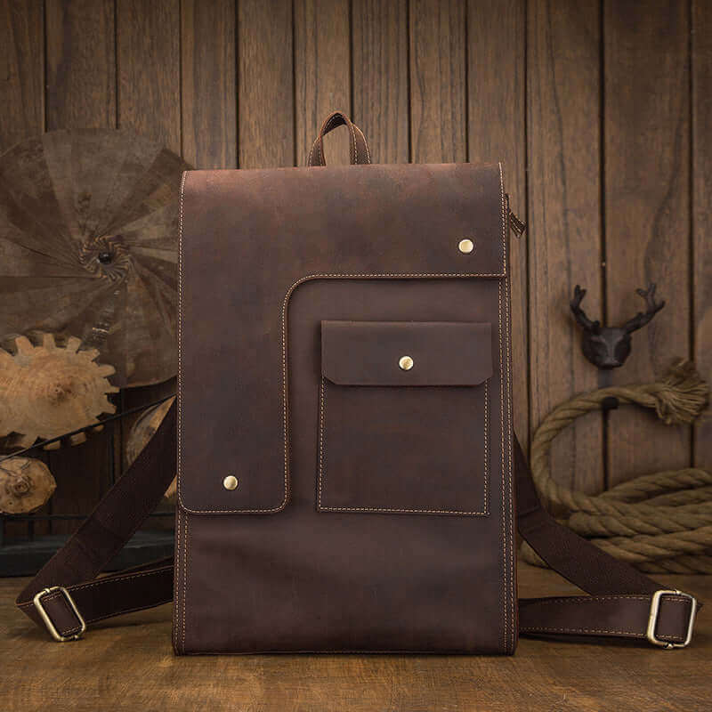 Genuine Leather England Style Men's Casual Travel Bag eprolo