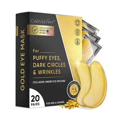 GOLD EYE MASK Gold eye mask to remove eye bags, reduce fine lines and moisturize eye patches eprolo