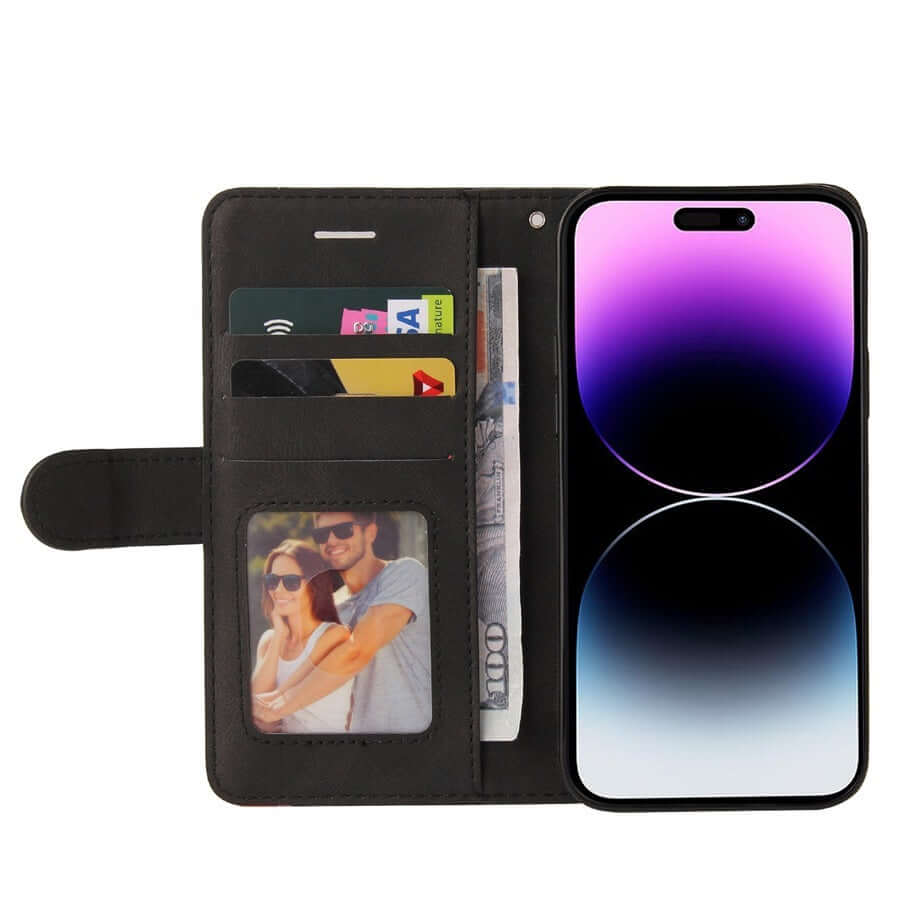 Applicable Leather Case Two-color Patchwork Mobile Phone Protective Case eprolo
