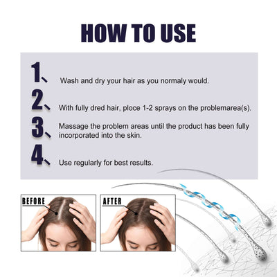 Herbal Hair Essence, Moisturizes Scalp Strong Hair Roots Thick Beard Care Essence eprolo