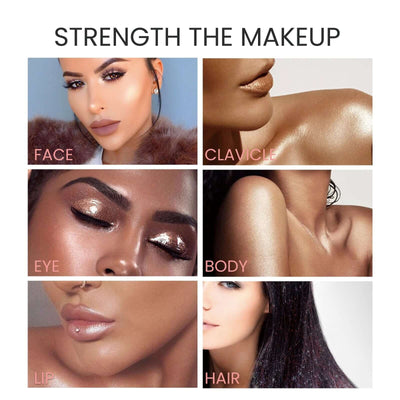 Highlighter Pat Powder, Light Highlighter Natural 3D Contoring Powder eprolo