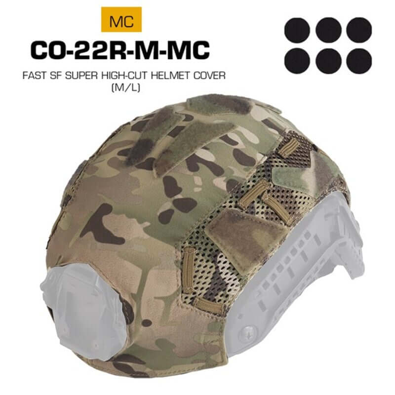 FAST SF Ultra-high Cut Camouflage Helmet Cover (Medium Size, M) eprolo