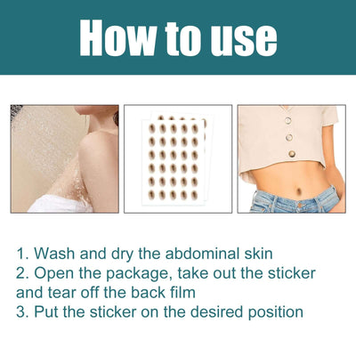 Shaped-up Belly Button Sticker, Height Beauty Body Emulates Waterproof Belly Button Sticker eprolo