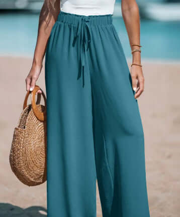 Women's Drawstring Loose Casual Wide-leg Trousers eprolo
