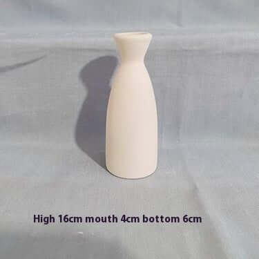 High White Billet Vase Painted DIY eprolo