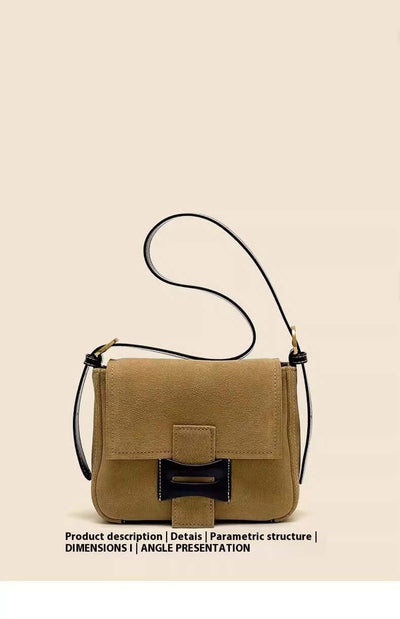 Dull Polish Genuine Leather Shoulder Messenger Bag eprolo