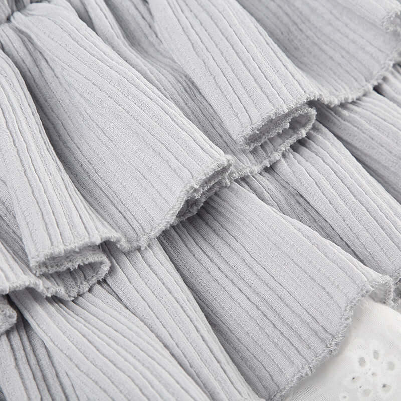 Sweet Ballet Style Stitching High Waist Dance Short Girl Cute Princess Cake Dress eprolo