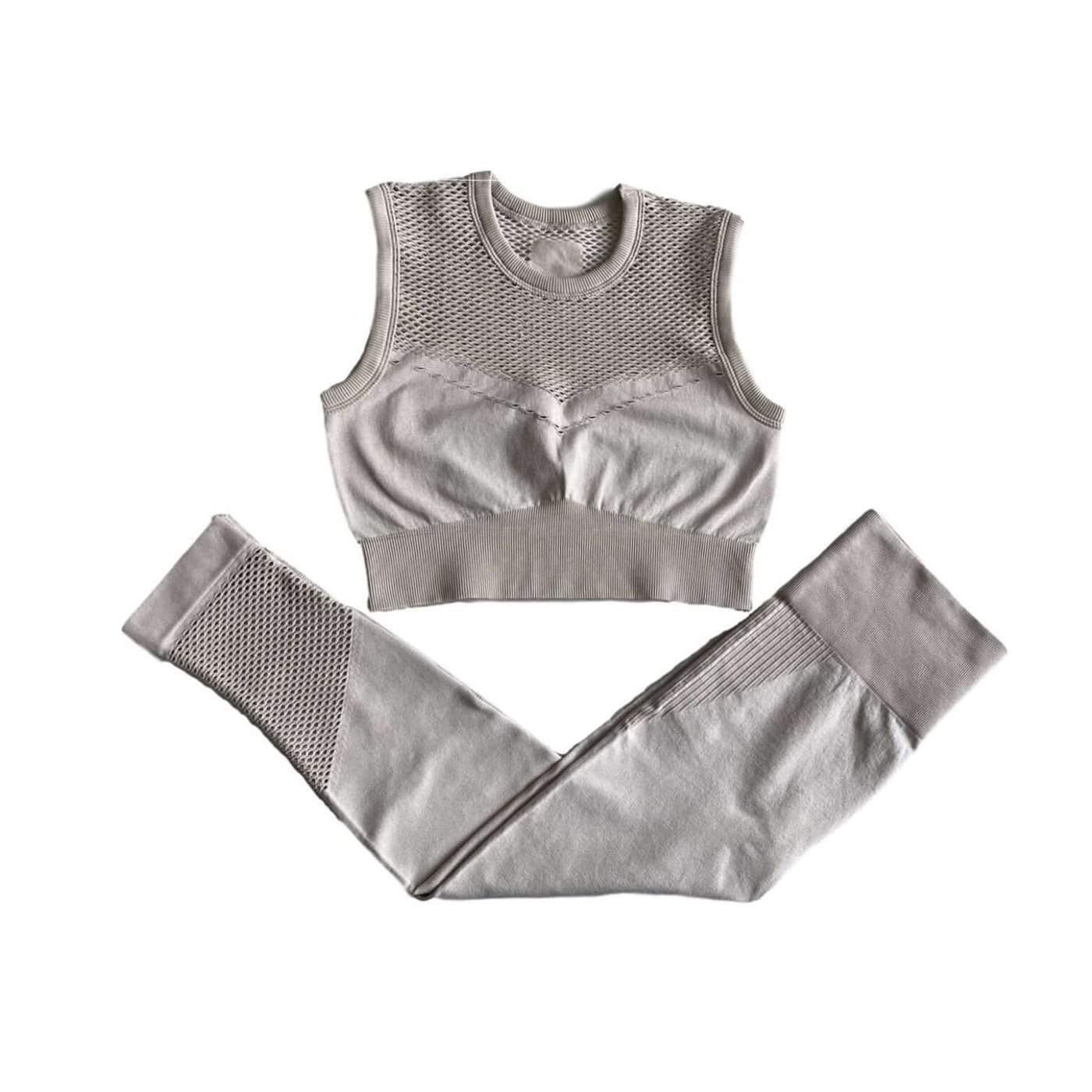 Carry buttock shark knitted seamless hollow out vest fitness eprolo
