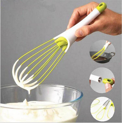 Rotating plastic egg beater multifunctional manual egg mixer easy to clean and dough baking tool eprolo