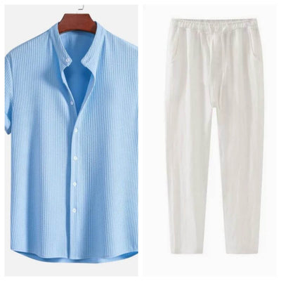 Short Sleeve Loose Shirt Top Summer Mens Clothing Astrazona
