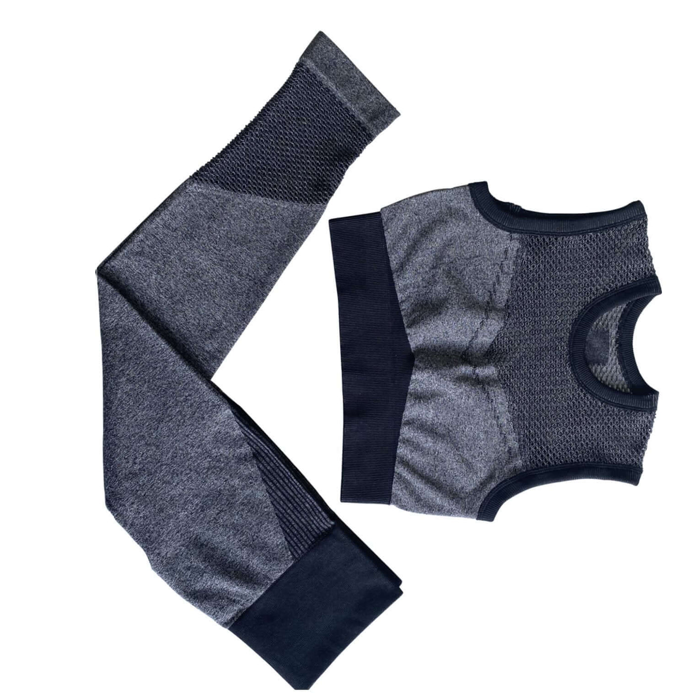Carry buttock shark knitted seamless hollow out vest fitness eprolo