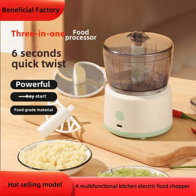 White Multi-functional Food Processor, Simple Appearance And Versatile, Multi-functional Integration, Good Helper In The Kitchen. eprolo