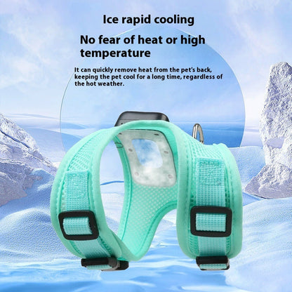 Pets Dog Vest Chest Strap Harness Air Conditioner Cooling And Breathable With Air Conditioner Pet Products eprolo